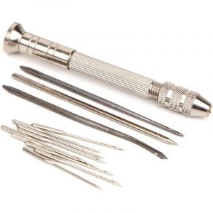 Outils pour cuir, aiguilles pour cuir, al&ecirc;ne en cuir fait &agrave; la main, al&egrave;ne &agrave; coudre, fil de selle cir&eacute;, machine &agrave; coudre en cuir, d&eacute;chets de cuir,