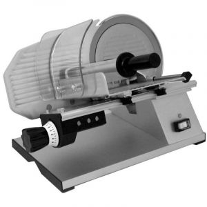 Trancheuse Charcuterie &agrave; pignon professionnelle lame de 250 mm - Furnotel