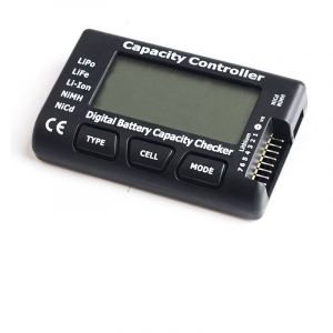 Testeur de capacité de Batterie numérique, Capacité de la Batterie de Tension Vérificateur Contrôleur Testeur avecEcran LCD, pour LiPo Vie NiMH Li-ION