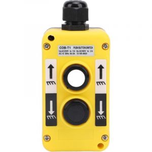 Ej.life - AC250V 5A / 500V 2A Interrupteur de Commande de Levage de Grue Interrupteur à Bouton-Poussoir pour Palan à Chaîne de grue, Contrôleur de
