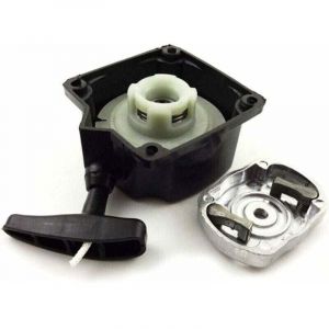 Lanceur pour moteur thermique,Lanceur/d&eacute;marreur Semi-Automatique + Cloche d'entrainement pour d&eacute;broussailleuse, tari&egrave;re ou Machine Multi-Fonctions 5