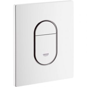 Pour Grohe 38844SH0 Arena Cosmopolitan Plaque de commande WC Verticale Blanc Alpin