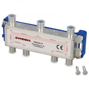 R&eacute;partiteur antenne tv tnt 6 sorties