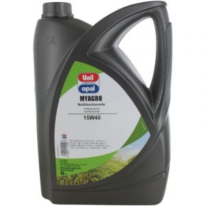 Unil Opal - huile &agrave; usage mixte (essence ou diesel) 15w40 unil-opal myagro. bidon de 5 l.