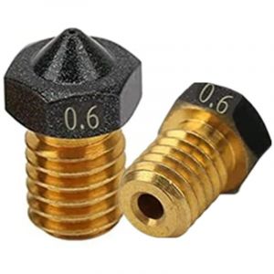 2pcs accessoires de coul&eacute;e de roche volcanique 3D E3D - 0.6 / 1.75mm coul&eacute;e 1.75mm Ender3 Pro CR10/S