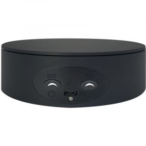 Plateau Tournant Electrique, 360 Degr&eacute;s Pr&eacute;Sentoir Rotatif &Eacute;lectrique 13CM 5KG Table Tournante Rotative &eacute;lectrique avec Chargement USB 2 Vitesses