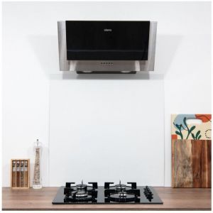 Alucouleur - Cr&eacute;dence Alu Blanc ral 9016 h 25 cm x l 110 cm de 1,5 mm