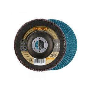 Rhodius - Disques &agrave; lamelles Inox lsz F2 - &oslash; 125X22.23 - GR.40 - 204015