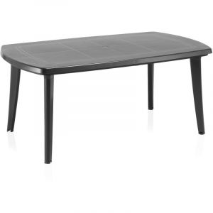 Shaf - Table de jardin de l'atlantique anthracite - Multicolore