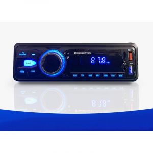 Autoradio Bluetooth Main Libre 5.0, FM Poste Radio Voiture Bluetooth, Autoradio 1 Din pour 12V Voiture Supporte 2 USB/AUX/SD/TF/MP3, Supporte
