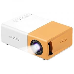 Mini projecteur, projecteur de dessin anim&eacute; portable, cadeau pour enfants, projecteur de cin&eacute;ma d'ext&eacute;rieur intelligent pour cl&eacute; TV, compatible avec
