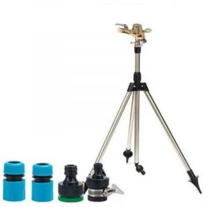 Arroseur sur Tr&eacute;pied,Arroseur Oscillant,Pistolet arrosage Jardin,Arroseur de Jardin sur tr&eacute;pied t&eacute;lescopique en Laiton,Rotatifs Automatiques &Agrave; 360