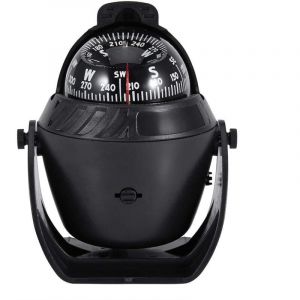 Boussole Voiture Voiture Bateau Boussole, Électronique de Navigation LED Pivotant Boussole pour Voiture Bateau Marine