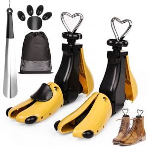 Lot de 2 &eacute;largisseurs de chaussures pour femme, homme, r&eacute;glable, longueur et largeur d'&eacute;largisseur pour chaussures, &eacute;largisseur professionnel pour