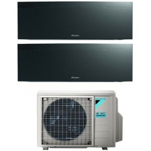Bluevolution Dual Split Climatiseur rèversible Série emura black iii 9+9 avec 2MXM40N R-32 Wi-Fi Intégré 9000+9000 Couleur Noir - garantie europèenne