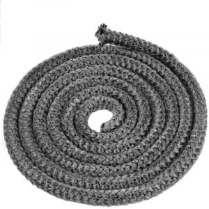 Joint Tress&eacute; pour Insert et Po&ecirc;le, 12mm x 2,5m Joint en Fibre , Joint R&eacute;fractaire, Joint Insert Chemin&eacute;e pour Poele a Bois, Chemin&eacute;e, Chaleur,