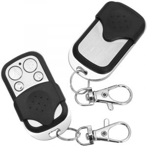 Telecommande Universelle Portail, 2pcs Télécommande Porte Clés Universel sans Fil Voiture pour Voiture Garage Porte Portetélécommande Universelle 433