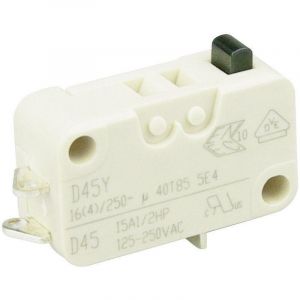 D453-B8AA Microrupteur D453-B8AA 250 v/ac 16 a 1 x On/(On) à rappel 1 pc(s) D75440 - ZF