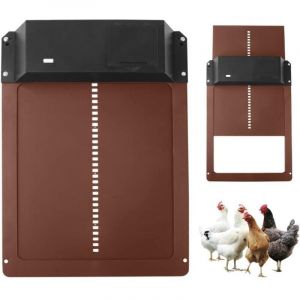 Porte De Poulailler Automatique, Porte de Poulet avec capteur de lumière, ouvre-Porte poulailler, Nouveau Porte Automatique Poulailler A