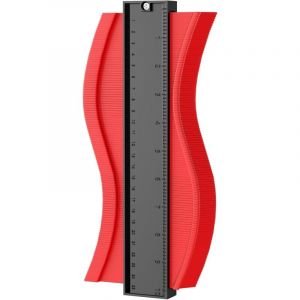 Jauge De Contour, 10 Pouces R&egrave;gle Copieur De Contour Pour Gabarit De D&eacute;coupe, Outils De Tra&ccedil;age Copieur Forme Pour Une Mesure Pr&eacute;cise Outillage Pour