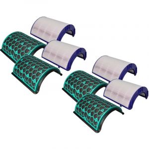Vhbw - 4x Filtre compatible avec Dyson Hot + Cool Autoreact HP7A purificateur d'air - filtre à charbon actif, filtre hepa