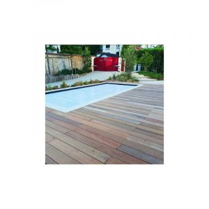 Sud Bois - Pack Lame de Terrasse Lisse 2 Faces Bois Exotique 21x145 Cumaru 1er Choix - Lot de 4 pièces - Longueur 1,85 m