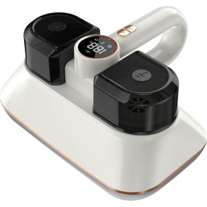 Aspirateur de lit d'aspirateur de matelas avec lumi&egrave;re UV-C et ultrasons Quintuple Tech, aspiration 13Kpa, aspirateur portable sans fil pour