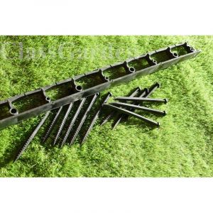 Bordure de Jardin Flexible avec piquets - 4 m&egrave;tres
