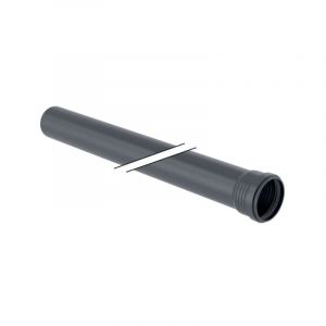Silent Pro tuyau 393202141 dn 50, 500 mm, avec douille - Geberit