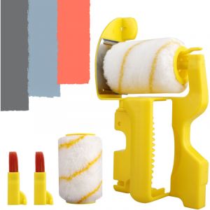 Rouleau de Peinture - Paint Edger - Protection lat&eacute;rale pour plafond et mur - Pinceau lat&eacute;ral int&eacute;gr&eacute;, Rouleau peinture