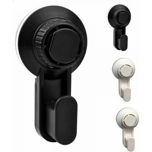 Shining House - Pat&egrave;re de salle de bain 4 Pcs Crochet d'Aspiration, Crochet &agrave; Serviette Crochet &agrave; Serviette, Crochets de Ventouse Avec Ventouse et