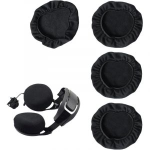 Lot De 4 Housse Casque Audio,Housses De Casque Extensibles Et Lavables,Protection Casque Audio,Coussinet Casque,Mousse pour Casque Audio,pour Casque
