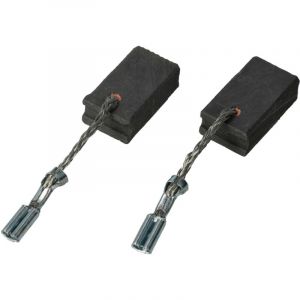 vhbw 2x balais de charbon 6 x 10 x 17 mm compatible avec Bosch GWS 12-125 CI 3 601 G93 0R0, 3 601 G95 000 outil &eacute;lectrique