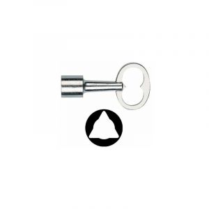 Clé triangle 14mm pour contacteur accès pompier