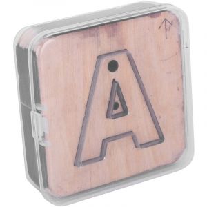 Poin&ccedil;on &agrave; Lettres Capitales en Cuir, Outils de D&eacute;coupe DIY, Matrices et Emporte-Pi&egrave;ces