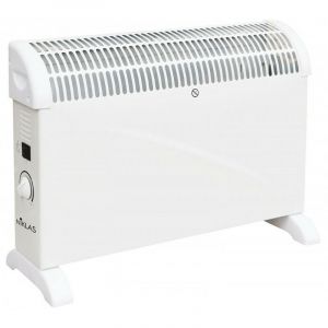 Radiateur &Eacute;lectrique Classic 2000W 3 puissances de chauffe - Chauffage d'appoint sur pieds Thermostat NIKLAS