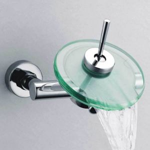 Pro Et Discount - Mitigeur Bain Douche Chromé avec coupole en verre cascade
