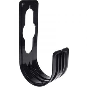 Crochet De Tuyau Jardin - Support Arrosage Mural, Portable pour Robinet Maison Et Garage, Flexible Ext&eacute;rieur Le Noir