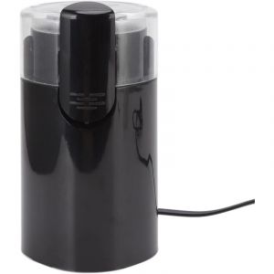 Moulin &agrave; caf&eacute;, mini moulin &agrave; grains de caf&eacute; &eacute;lectrique, moulin &agrave; grains, moulin &agrave; noix, acier inoxydable, noir