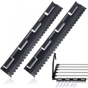 2 Pi&egrave;ces Etendoir Support, Etendoir Chaussette, &eacute;tendoir &agrave; V&ecirc;tements, Cintres en Plastique pour Chaussettes, pour sous-V&ecirc;tements, Cravates, etendoir