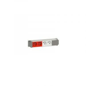 Legrand 053405 Bloc nourrice - 4x2P+T (2 à détrompage) - à câbler