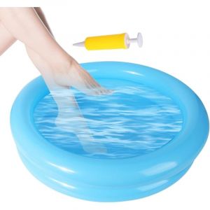 Gabrielle - Pédiluve Gonflable, Bain De Pieds Gonflable, Bac à Pieds Pliable avec Appareil De Gonflage, Baignoire GonflablePour Les Pieds, Plateau De