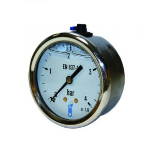 Manom&egrave;tre glyc&egrave;rine axial inox standard - 25 bar Distrilabo