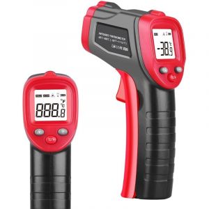 Pistolet &agrave; thermom&egrave;tre infrarouge, pistolet &agrave; thermom&egrave;tre laser sans contact, pistolet &agrave; temp&eacute;rature de - 50 &deg;C &agrave; 550 &deg;C, pistolet &agrave; temp&eacute;rature