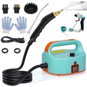 1500W Nettoyeur vapeur portable haute pression 50-400 ml/min, 3,5 bars, nettoyeur vapeur &agrave; main avec 3 t&ecirc;tes de brosse pour la maison, la cuisine,