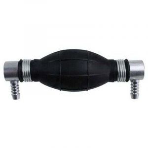 Pompe Poire d'Amor&ccedil;age pour Syst&egrave;me Alimentation Carburant Gasoil Essence Diesel 8mm Coude 90&deg; Universel