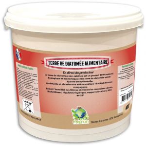 Terre de diatomée alimentaire seau 1L 400g