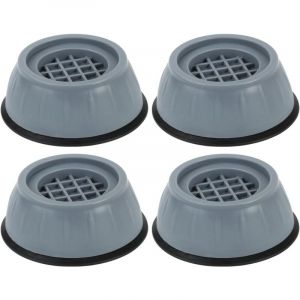Patin Machine à Laver, Pied Anti Vibration Machine a Laver, Patin Anti Vibration Lave Linge, Patins anti-vibrations caoutchouc Antidérapant, Tampons