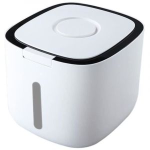Bo&icirc;te de rangement,Bo&icirc;te de rangement de riz de cuisine 5-10kg, en plastique scell&eacute;, &eacute;tanche aux insectes, seau - Type Black-5kg