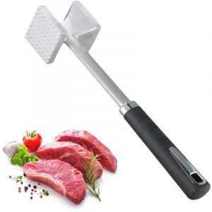 Attendrisseur de Viande, Marteau Attendrisseur &agrave; Viande, marteau &agrave; viande Double Face, marteau &agrave; attendrir avec Manche Antid&eacute;rapant